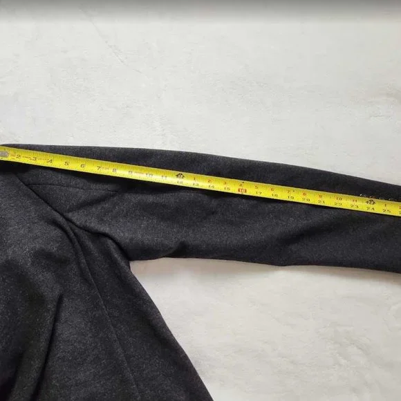 New men's XL J Crew slim fit knit suit jacket in wool-cotton blend Charcoal